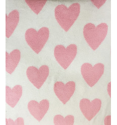 Teddy fausse fourrure coeur