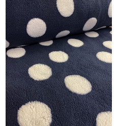 Teddy fausse fourrure à pois