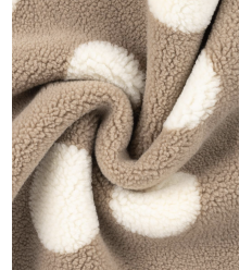 Teddy fausse fourrure à pois