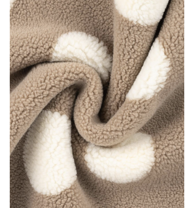 Teddy fausse fourrure à pois