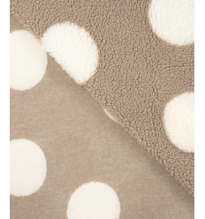 Teddy fausse fourrure à pois