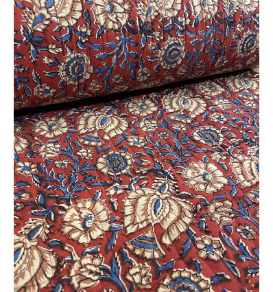 Matelassé traditionnel indien "Arun" réversible