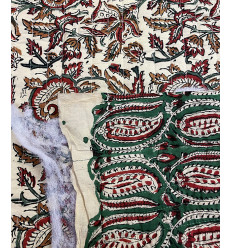 Matelassé traditionnel indien "Carma" réversible