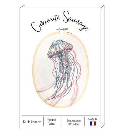 Kit Méduse - Broderie Sauvage