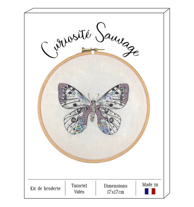 Kit Papillon - Broderie Sauvage