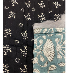 Matelassé traditionnel indien "Ila" réversible