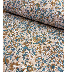 Matelassé traditionnel indien "Hari" réversible