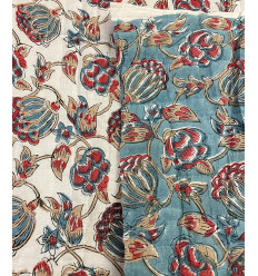 Matelassé traditionnel indien "Indira" réversible