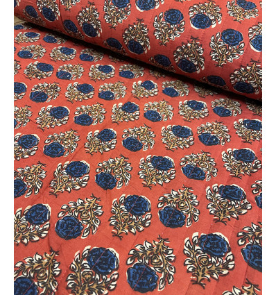 Matelassé traditionnel indien "Mohinder" réversible