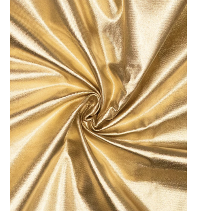 Sergé de coton enduite dorée