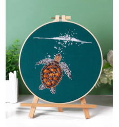 Kit broderie "plantes en pots&nbsp;»