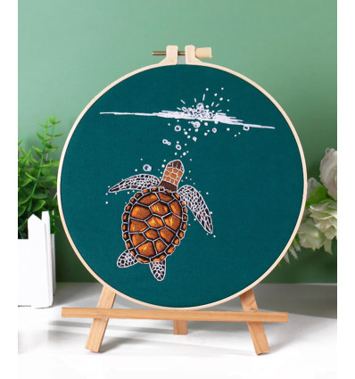 Kit broderie "plantes en pots&nbsp;»