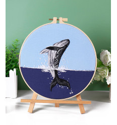 Kit broderie "la baleine"
