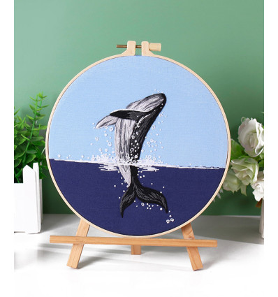 Kit broderie "la baleine"