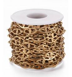 10m - Bobine Chaine oeil protecteur acier inoxydable