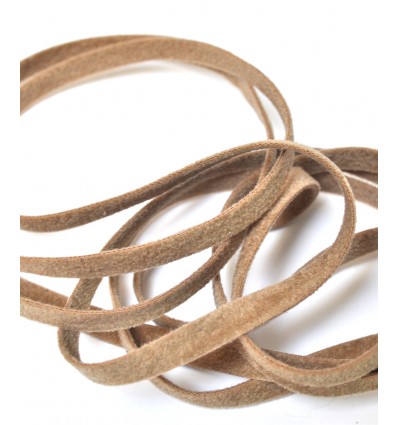 Lien imitation suédine - noir