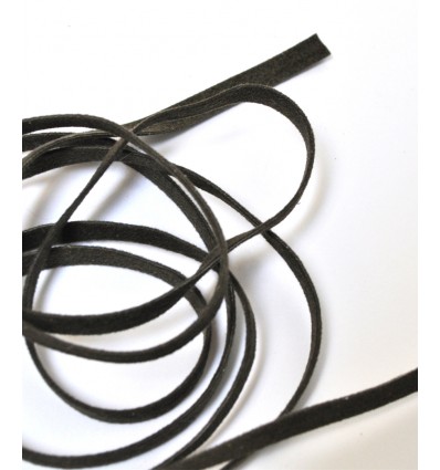 Lien imitation suédine