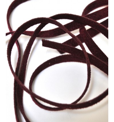 Lien imitation suédine