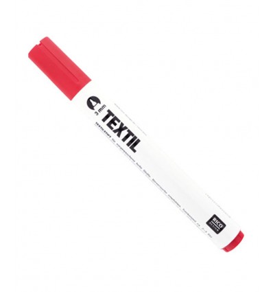 Feutre Textile - rouge