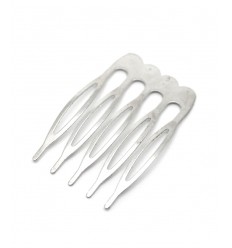 Peigne à cheveux - argenté