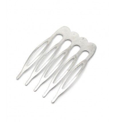 Peigne à cheveux - argenté