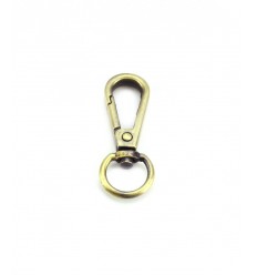 Fermoir mousqueton - bronze