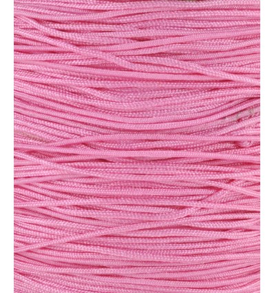 Fil de jade/nylon tressé - rose