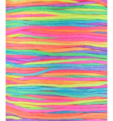 Fil de jade/nylon tressé - multi