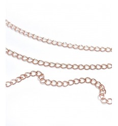 Chaine de rallonge - doré rosé