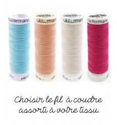 Choisissez votre coloris de fils assorti à votre tissu !