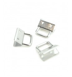 Attache sangle - argenté