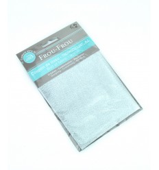 Tissu thermocollant - argent